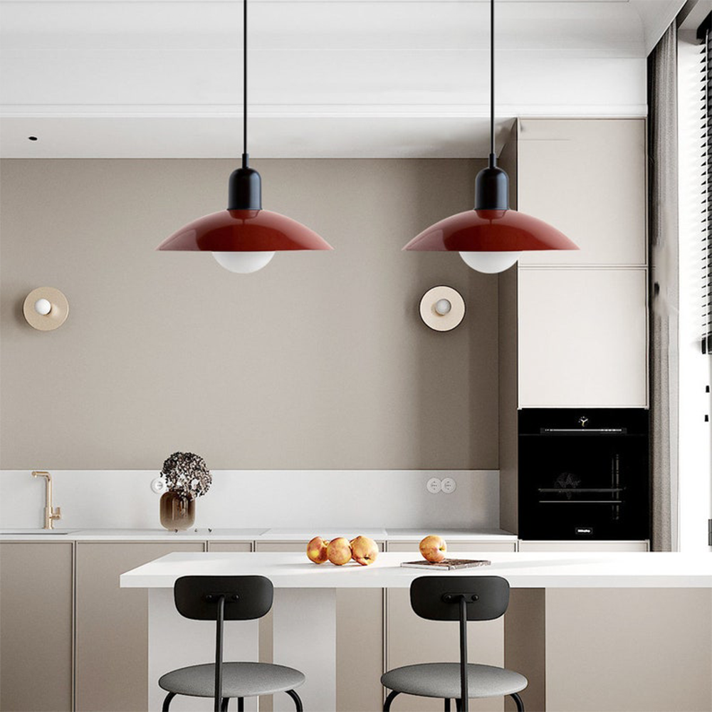 Bauhaus-Inspired Macaron Pendant Light – Adjustable Height, Modern Pastel Design 5