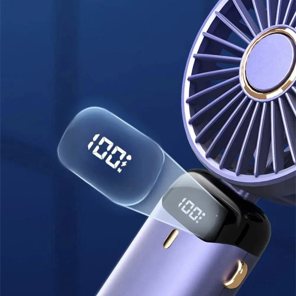 Portable Rechargeable Mini Fan with 3000mAh Battery – Compact and Quiet Design for Instant Cooling 7