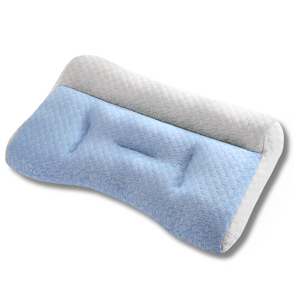 Ergonomic Cooling Pillow for Better Sleep – Breathable Polyester Fiber, 70x45x9 cm 3