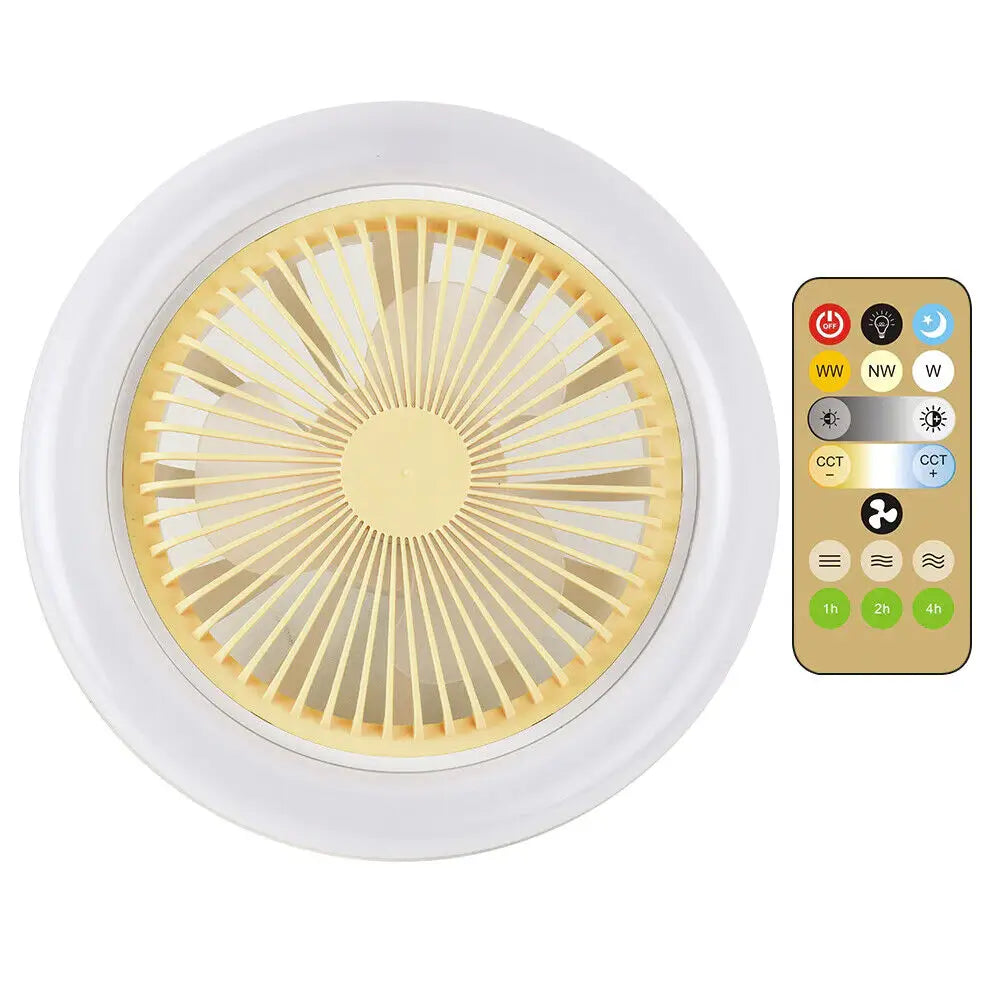 Dimmable Ceiling Fan Light with Remote Control – Elegant 2-in-1 Design for Home Comfort 5