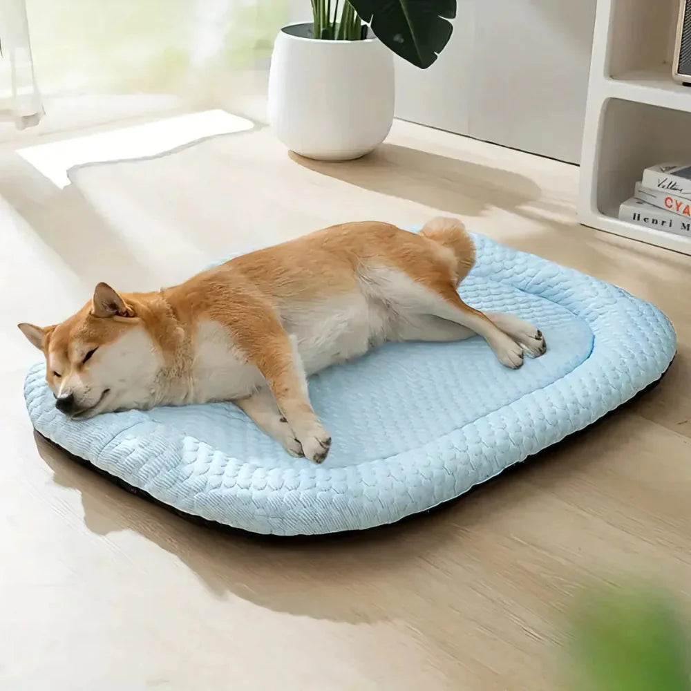 Self-Cooling Dog Bed with Pressure-Activated Gel – Portable and Versatile for All Sizes 3