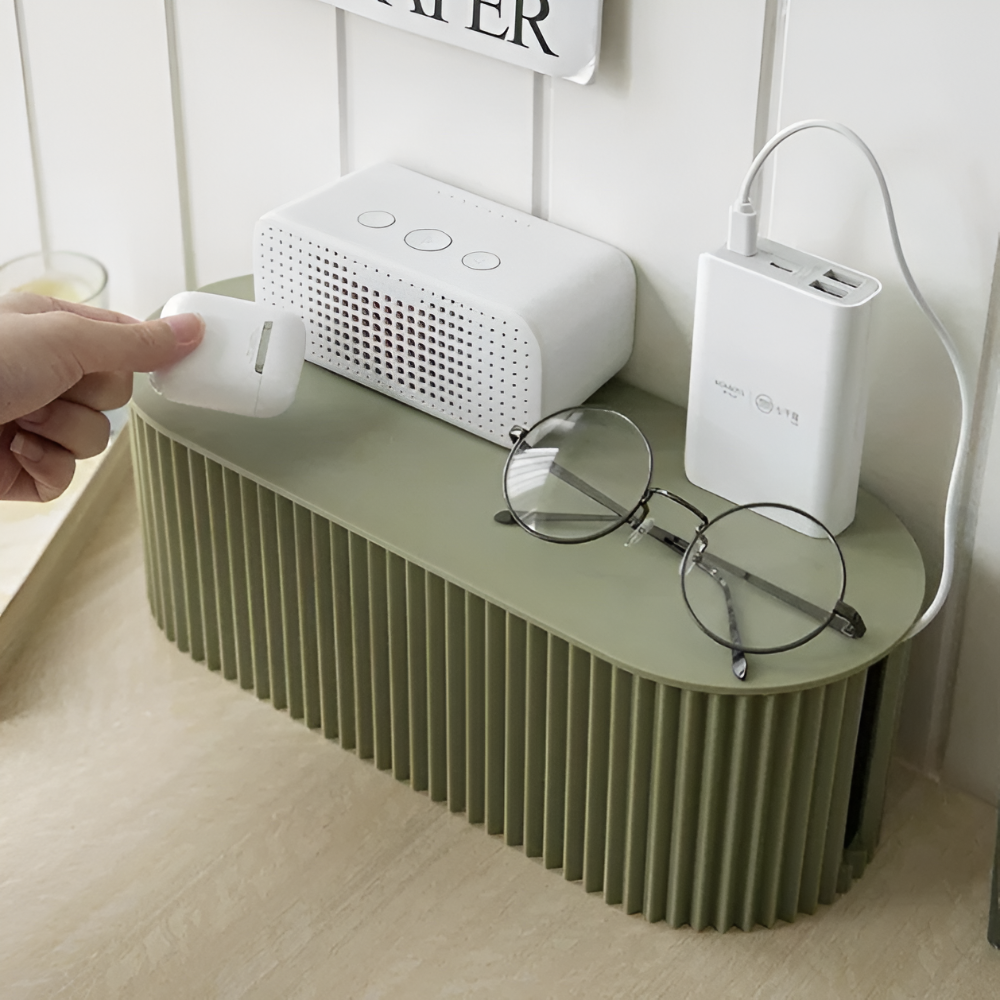 Stylish Cable Management Box in Soft Pastel Colors – Minimalist Design for Home and Office 2