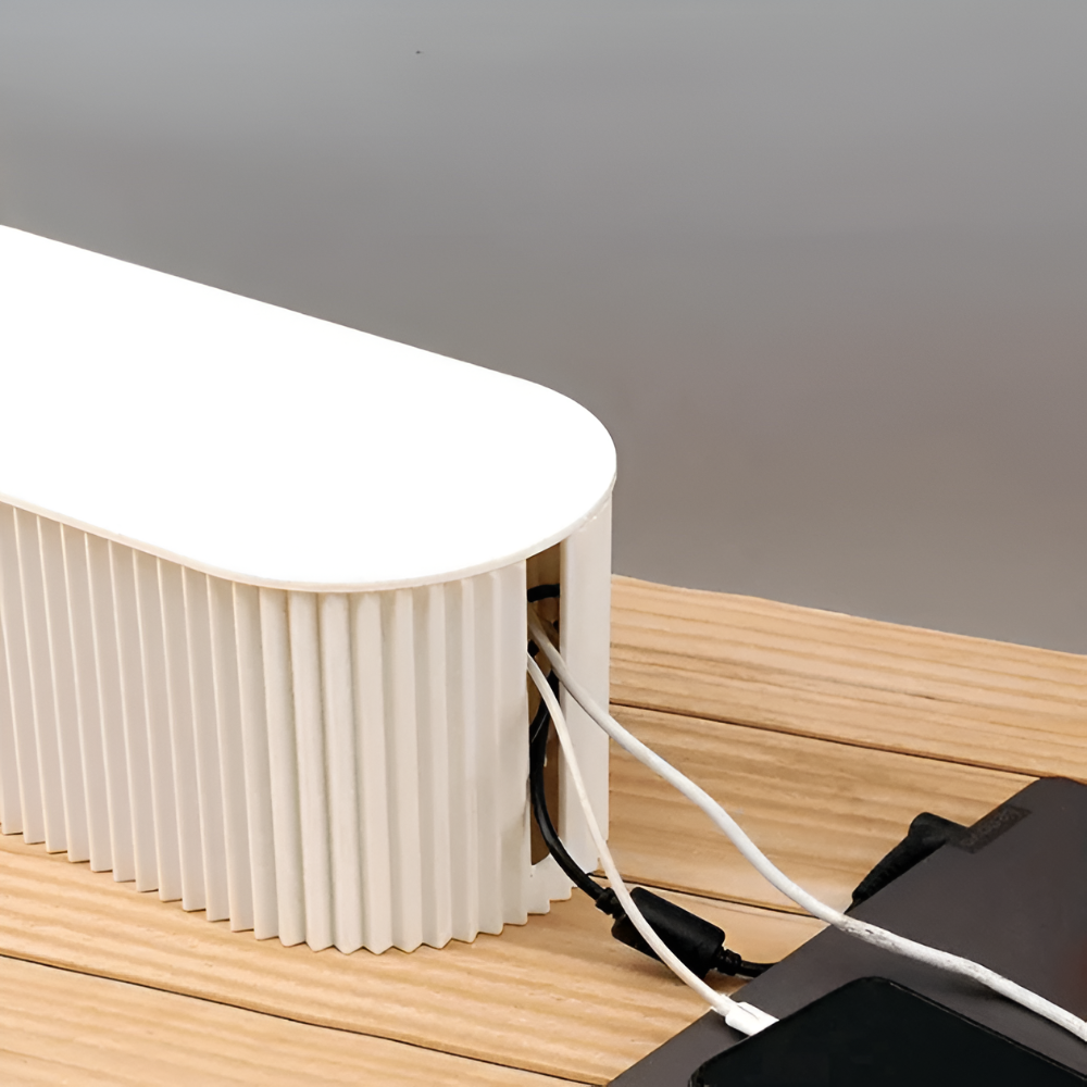 Stylish Cable Management Box in Soft Pastel Colors – Minimalist Design for Home and Office 6