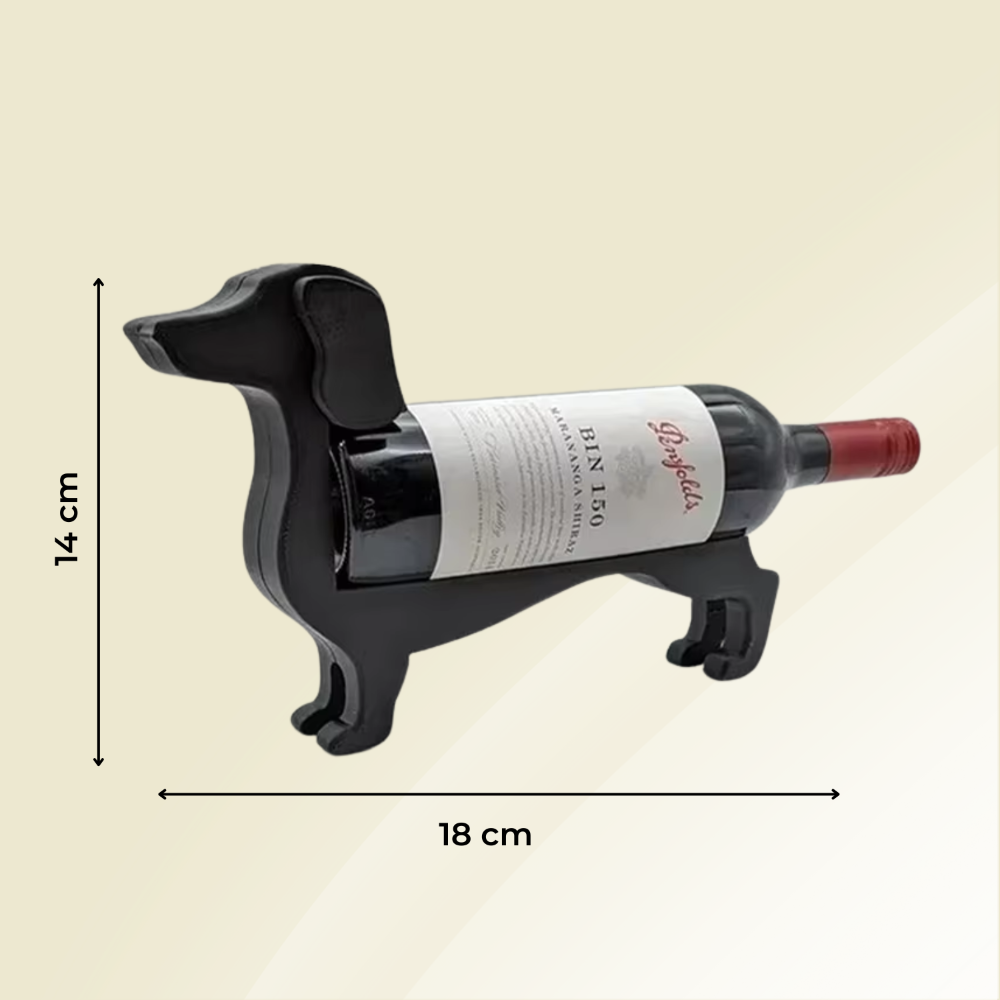 Decorative Dog-Shaped Wine Bottle Holder – Unique Corkhound Design for Wine Lovers 8