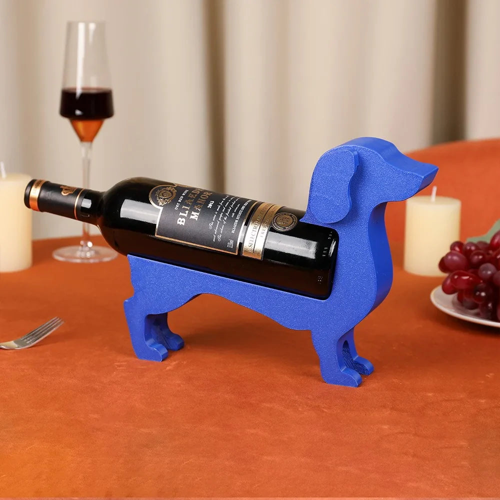 Decorative Dog-Shaped Wine Bottle Holder – Unique Corkhound Design for Wine Lovers 4