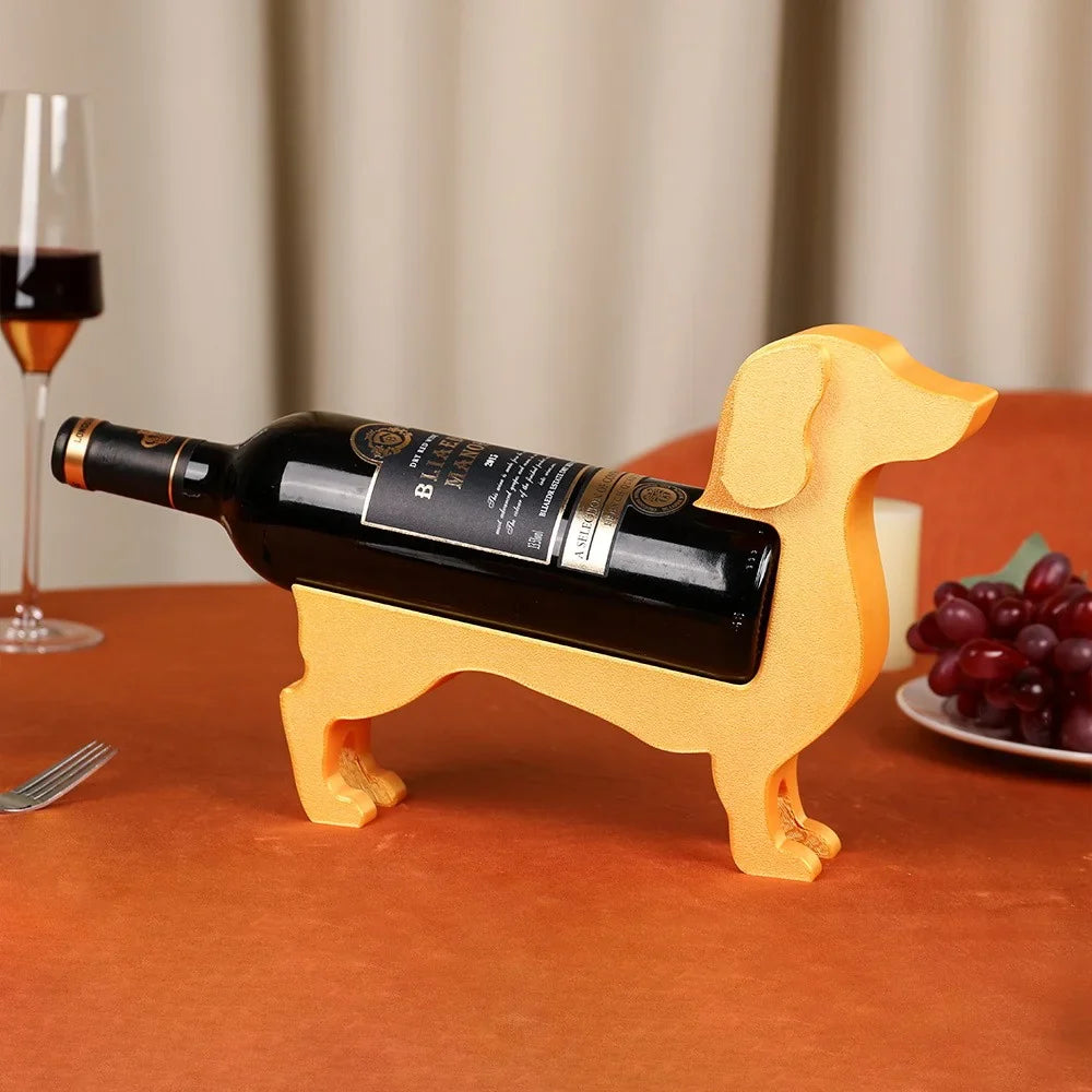 Decorative Dog-Shaped Wine Bottle Holder – Unique Corkhound Design for Wine Lovers 3
