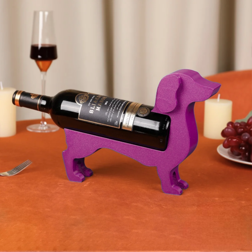 Decorative Dog-Shaped Wine Bottle Holder – Unique Corkhound Design for Wine Lovers 6