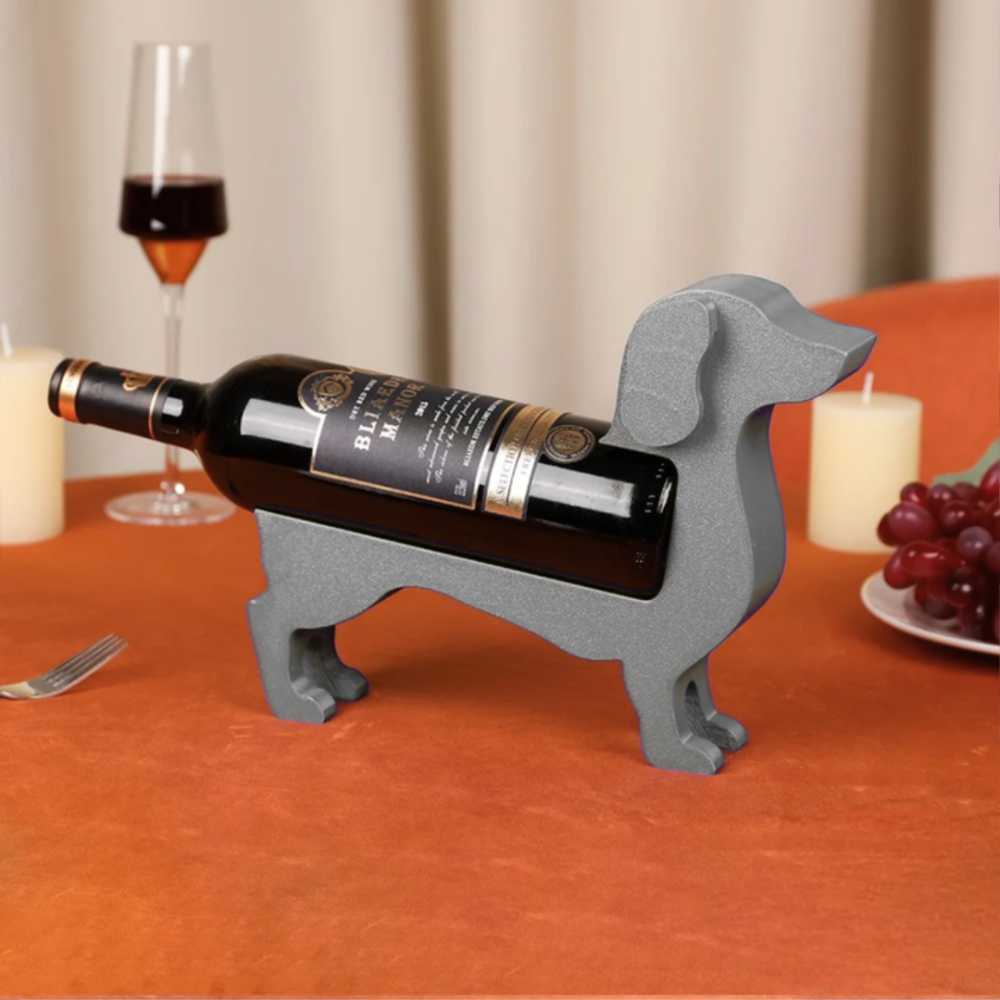 Decorative Dog-Shaped Wine Bottle Holder – Unique Corkhound Design for Wine Lovers 7