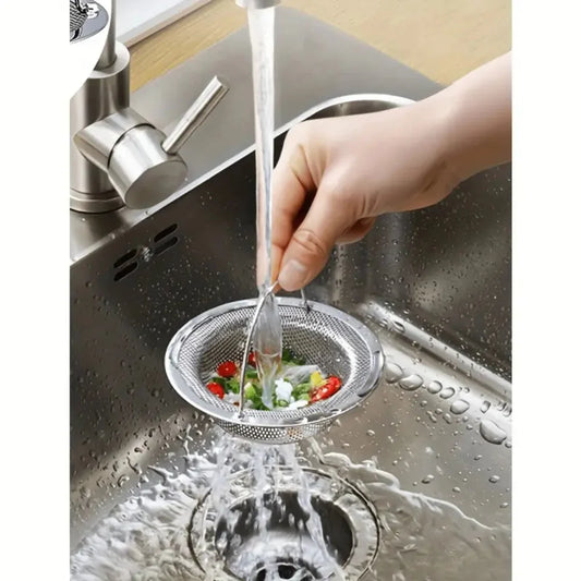 Stainless Steel Kitchen Sink Strainer with Removable Basket – 360° Rotating Design 1