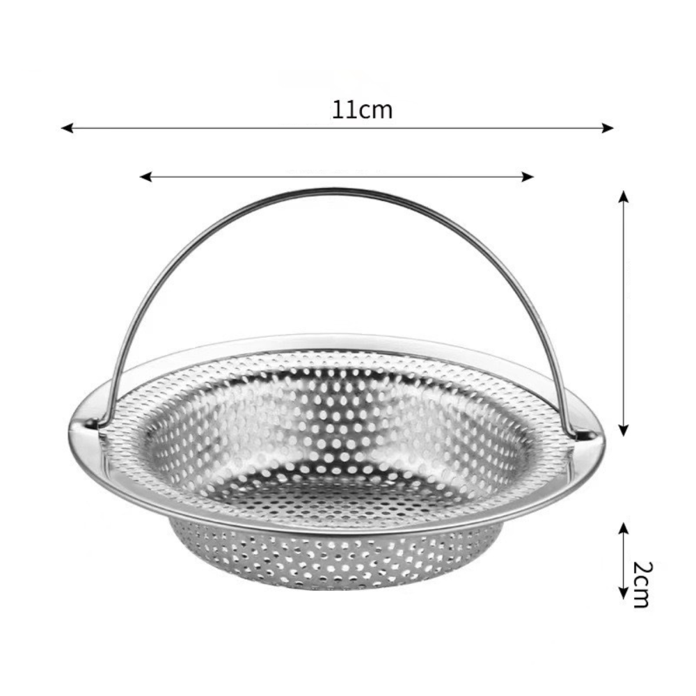 Stainless Steel Kitchen Sink Strainer with Removable Basket – 360° Rotating Design 6