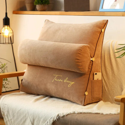 Ergonomic Wedge Back Support Pillow for Reading and Relaxation – Soft and Removable Cover 6