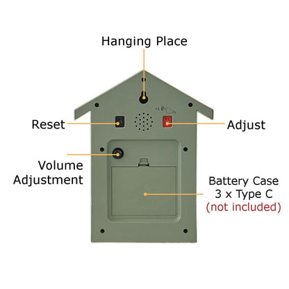 Modern Cuckoo Clock with Traditional Charm – Quartz Movement and Minimalist Design 6