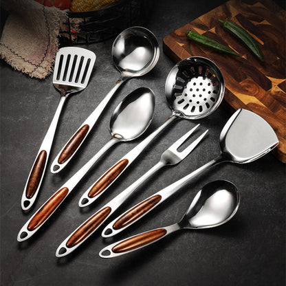 Premium Stainless Steel Kitchen Utensil Set with Ergonomic Handles – Professional Cooking Tools 1