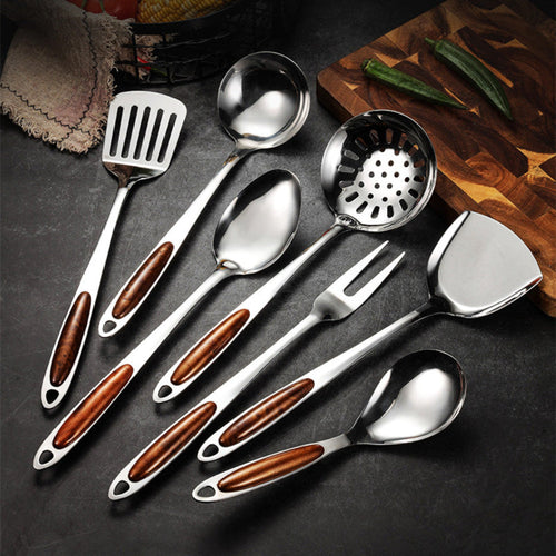 Premium Stainless Steel Kitchen Utensil Set with Ergonomic Handles – Professional Cooking Tools 1