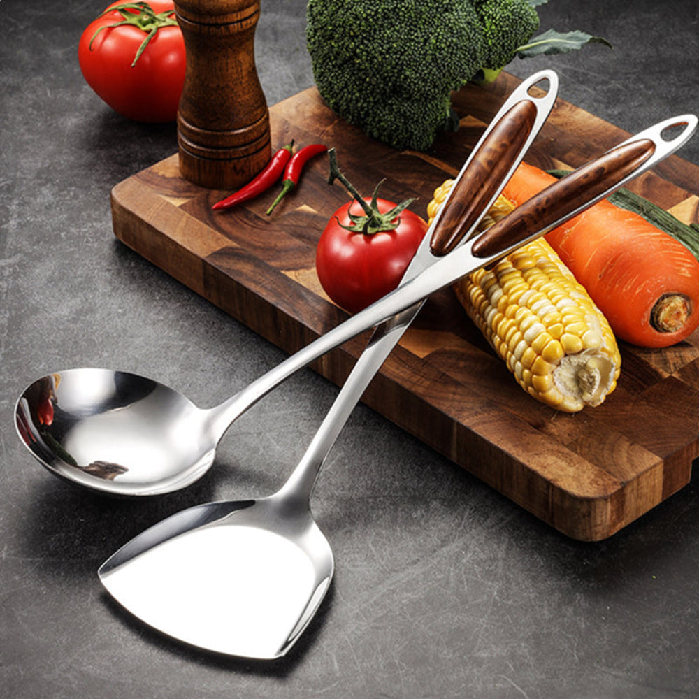 Premium Stainless Steel Kitchen Utensil Set with Ergonomic Handles – Professional Cooking Tools 4