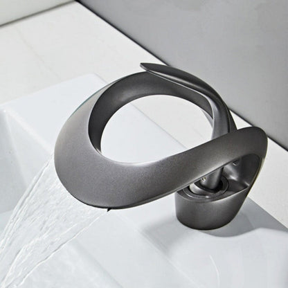 Curvano Modern Bathroom Faucet with Elegant Curve and Chrome Finish 5