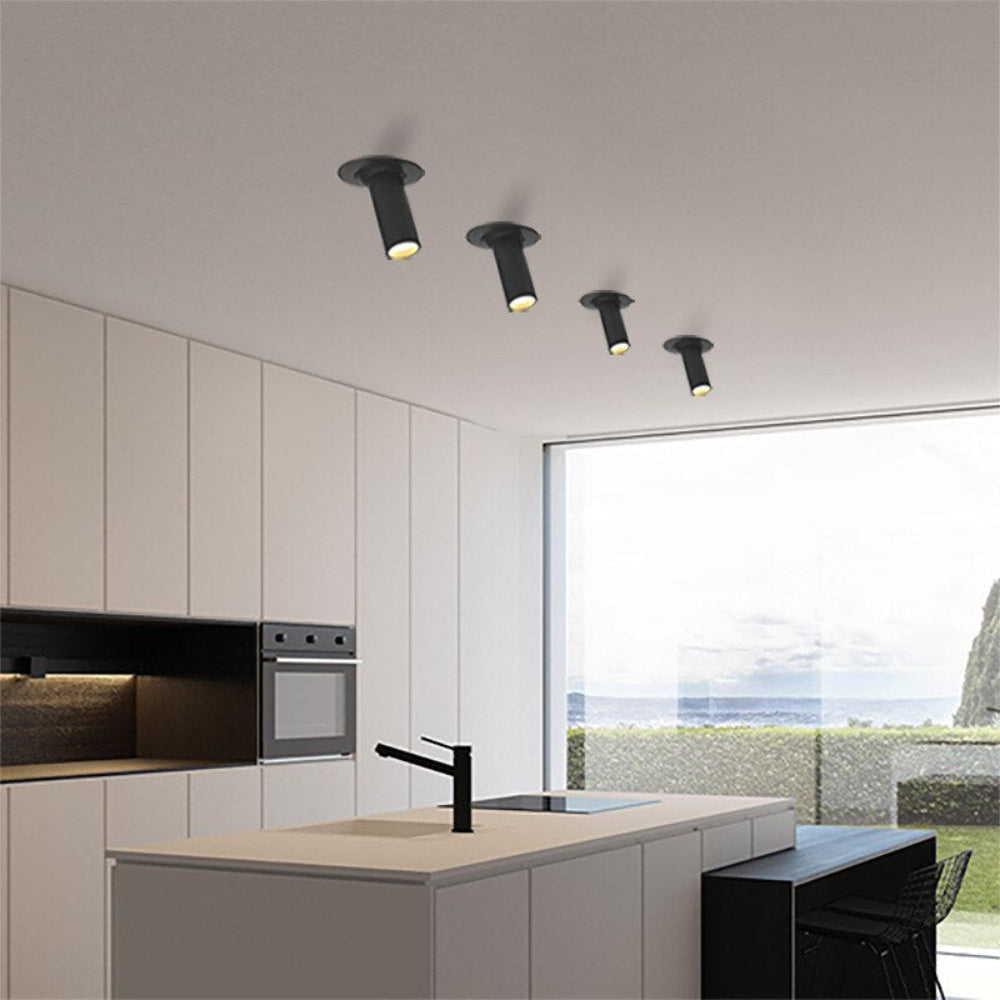 Long Cylinder LED Ceiling Spotlight with Adjustable Color Temperature – Sleek Aluminum Design 6