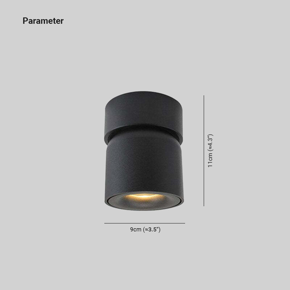 Modern Cylindrical LED Wall Light – Energy Efficient Downward Lighting for Indoor and Outdoor Use 5