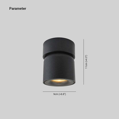 Modern Cylindrical LED Wall Light – Energy Efficient Downward Lighting for Indoor and Outdoor Use 5