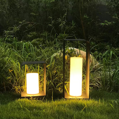 Raynos - Minimalistische Metall-LED-Bodenleuchte für den Außenbereich
