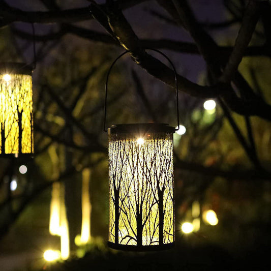 Elegant Solar Lantern in Art Deco Style – Weatherproof Outdoor Lighting 1
