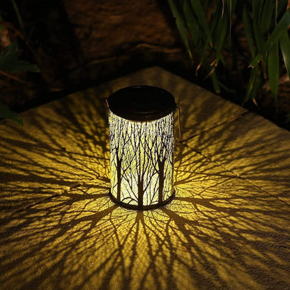 Elegant Solar Lantern in Art Deco Style – Weatherproof Outdoor Lighting 2