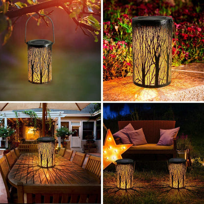 Elegant Solar Lantern in Art Deco Style – Weatherproof Outdoor Lighting 6