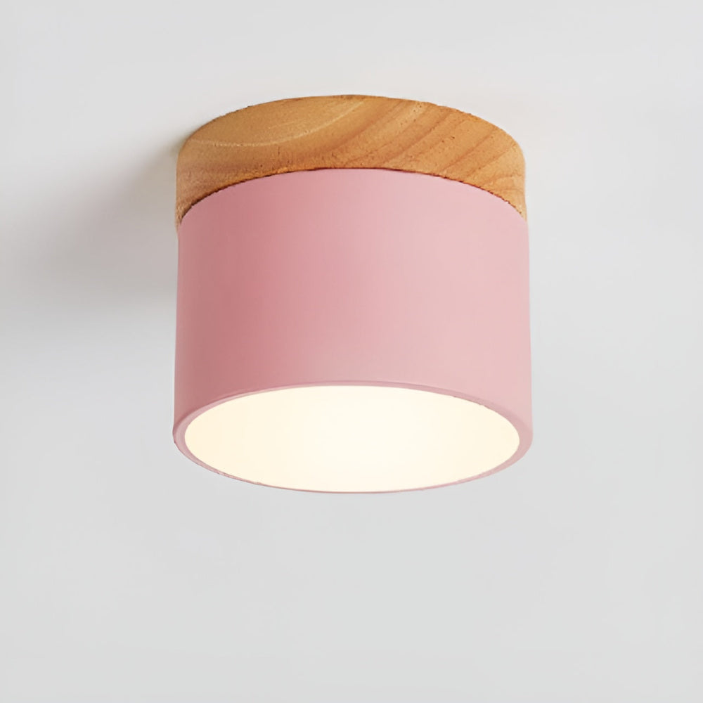 Zeitgenössische Flush Mount LED-Deckenleuchte - Sanfte Beleuchtung mit nordischem Design
