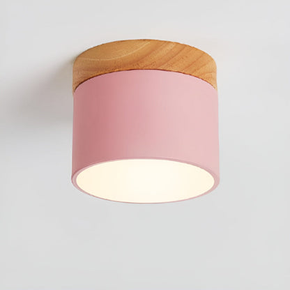 Zeitgenössische Flush Mount LED-Deckenleuchte - Sanfte Beleuchtung mit nordischem Design