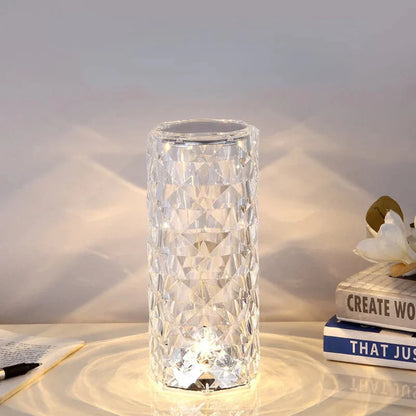 Wireless LED Crystal Lamp – Touch Control Night Light with Multiple Color Modes 1