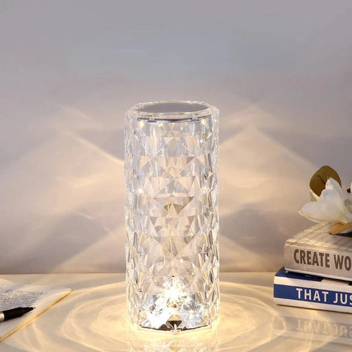 Wireless LED Crystal Lamp – Touch Control Night Light with Multiple Color Modes 1