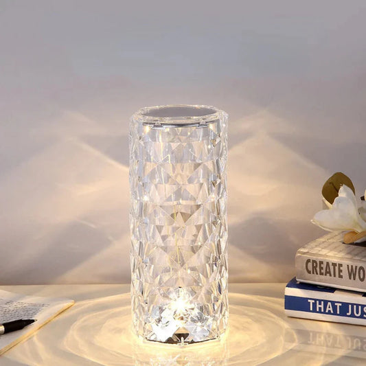 Wireless LED Crystal Lamp – Touch Control Night Light with Multiple Color Modes 1