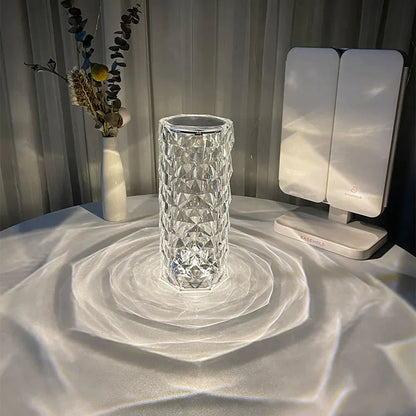 Wireless LED Crystal Lamp – Touch Control Night Light with Multiple Color Modes 2