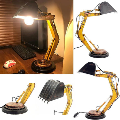 Unique LED Excavator Table Lamp with Creative Design – Industrial Style Accent Light 5