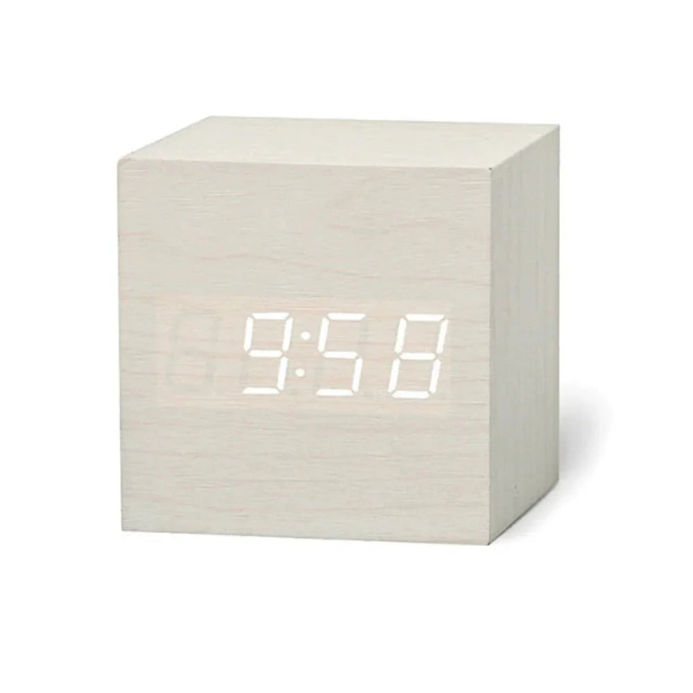 Compact Mini LED Digital Alarm Clock with Adjustable Brightness and Night Mode 5