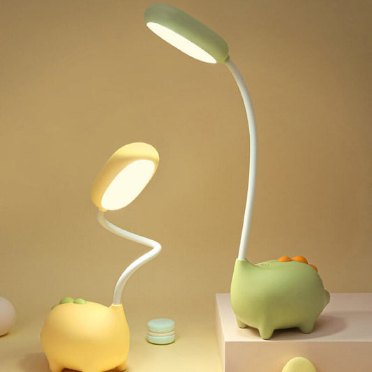 Rechargeable LED Desk Lamp with Cartoon Dinosaur Design – Eye-Friendly and Adjustable Lighting 1