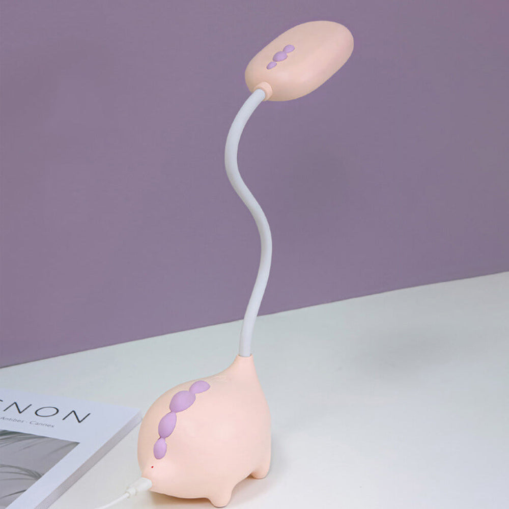 Rechargeable LED Desk Lamp with Cartoon Dinosaur Design – Eye-Friendly and Adjustable Lighting 12