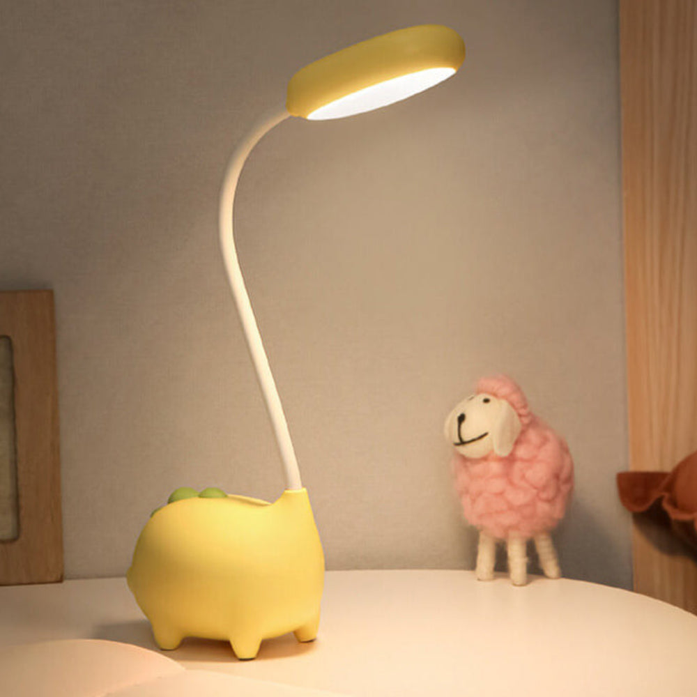 Rechargeable LED Desk Lamp with Cartoon Dinosaur Design – Eye-Friendly and Adjustable Lighting 4