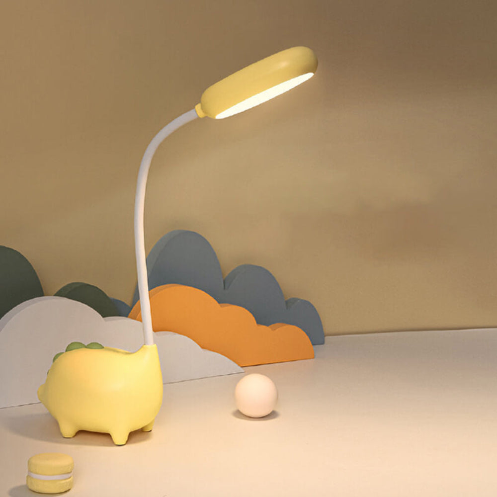 Rechargeable LED Desk Lamp with Cartoon Dinosaur Design – Eye-Friendly and Adjustable Lighting 5
