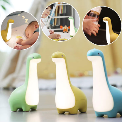 DinoSnug Dinosaur Night Light – Soft Glow LED Silicone Lamp for Kids' Room 9
