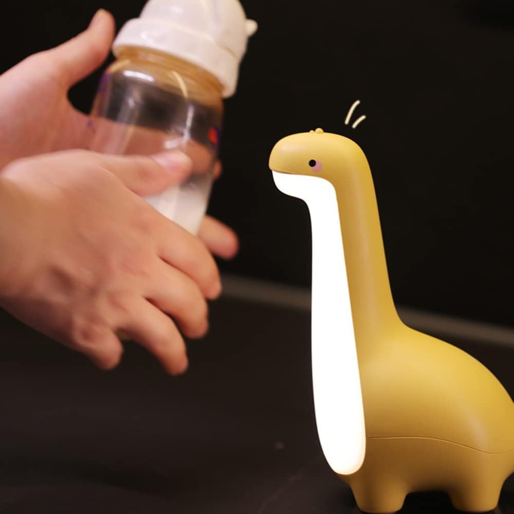 DinoSnug Dinosaur Night Light – Soft Glow LED Silicone Lamp for Kids' Room 7