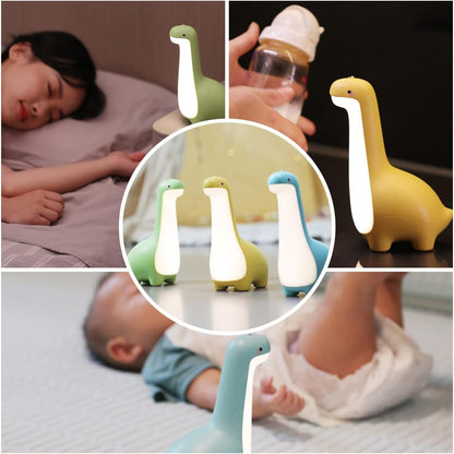 DinoSnug Dinosaur Night Light – Soft Glow LED Silicone Lamp for Kids' Room 10