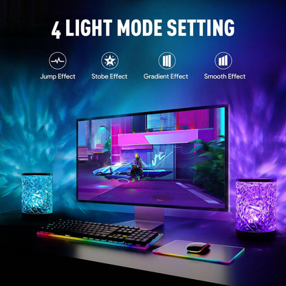 Ambient Wave Projector Light – Ocean-Inspired Mood Lamp for Relaxation and Meditation 1