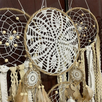 Boho Wall Hanging and Dreamcatcher Set – 5-Piece Handmade Macrame Decor for Home 6