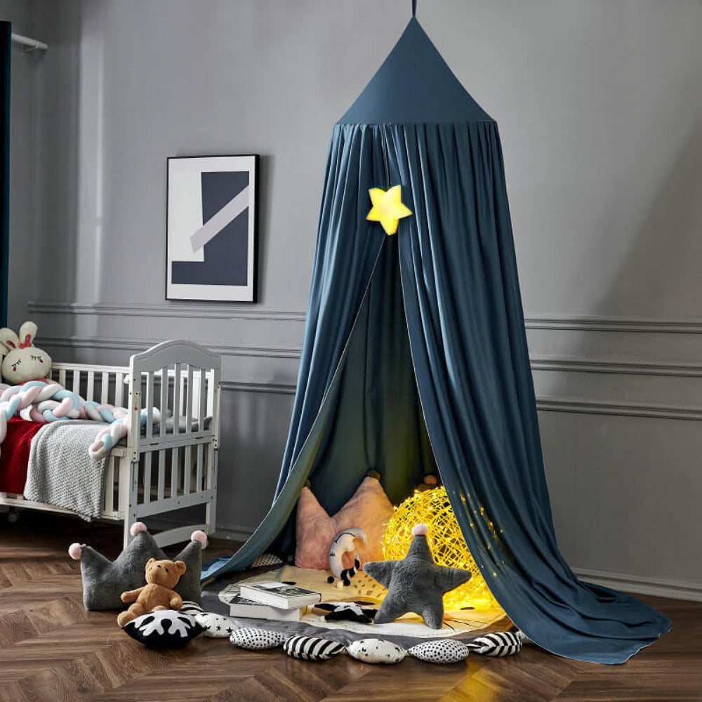 Soft Hanging Canopy for Kids' Room - Dreamveil Bed Canopy for Cozy Reading and Play Area 11