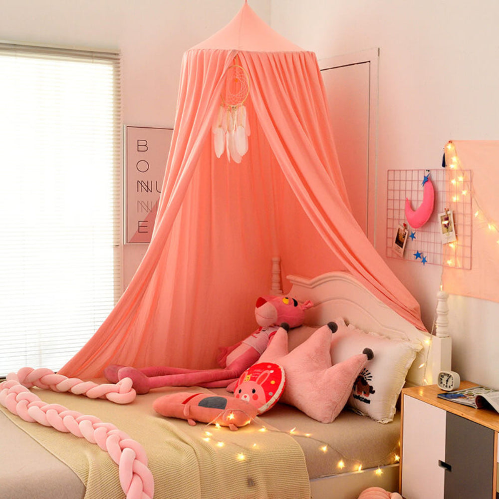 Soft Hanging Canopy for Kids' Room - Dreamveil Bed Canopy for Cozy Reading and Play Area 7