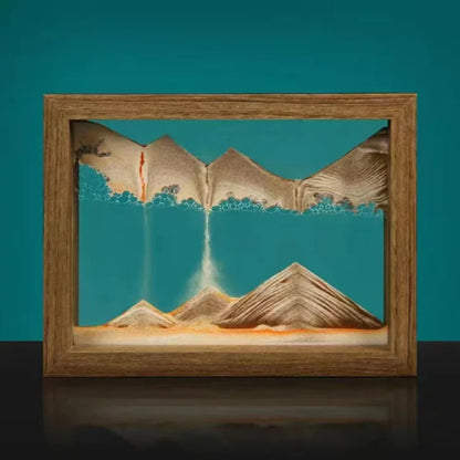 Kinetic Sand Sculpture - DriftSphere Glass Art for Relaxation and Meditation 5