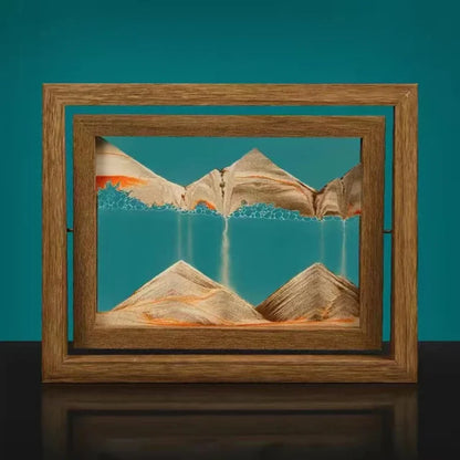 Kinetic Sand Sculpture - DriftSphere Glass Art for Relaxation and Meditation 8