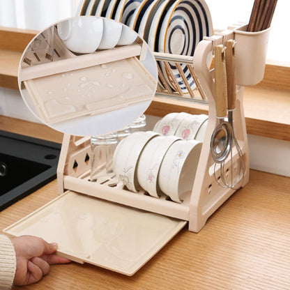 Elegant Foldable Dish Drying Rack – Space-Saving Stainless Steel Kitchen Organizer 3