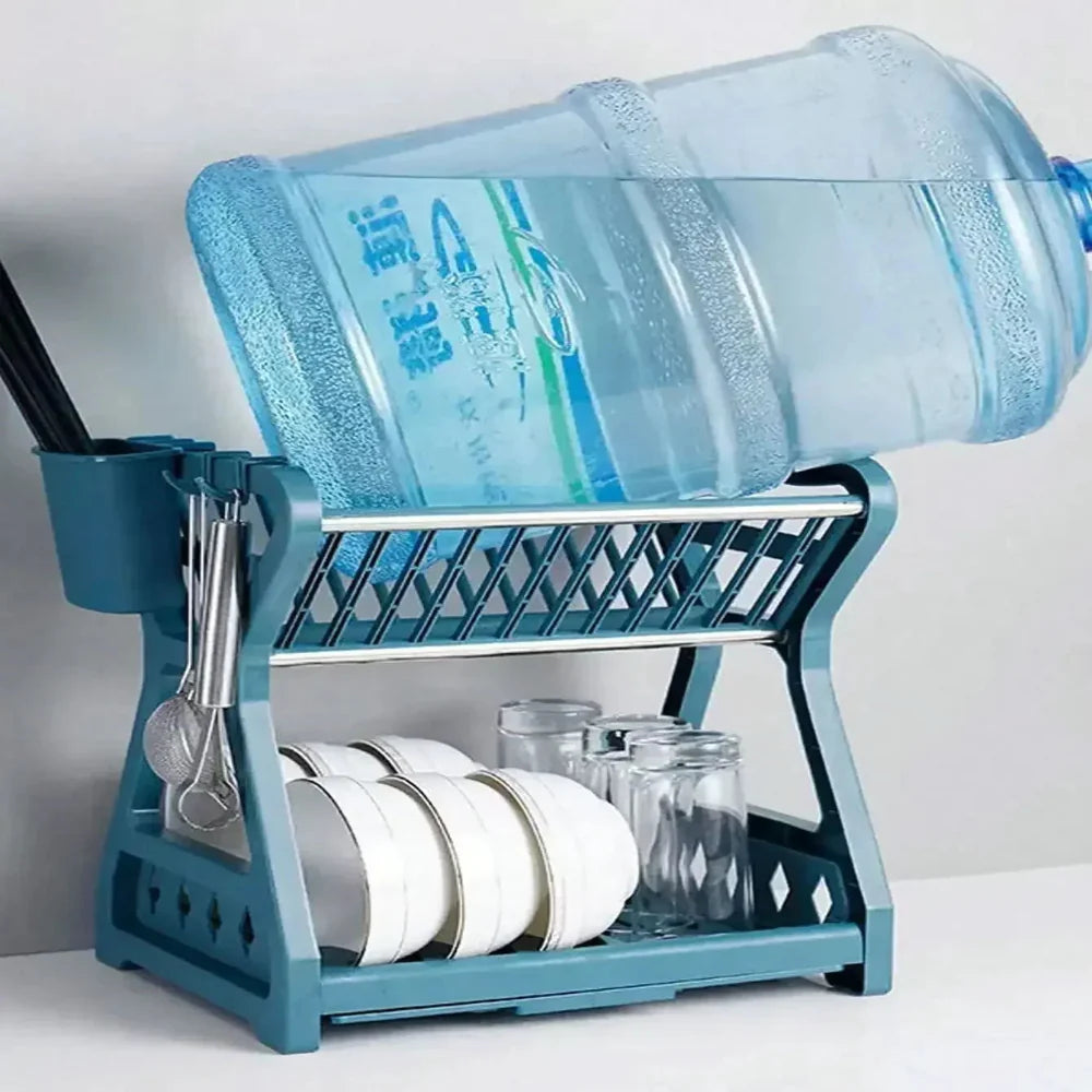 Elegant Foldable Dish Drying Rack – Space-Saving Stainless Steel Kitchen Organizer 8